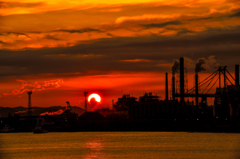それぞれの夕日