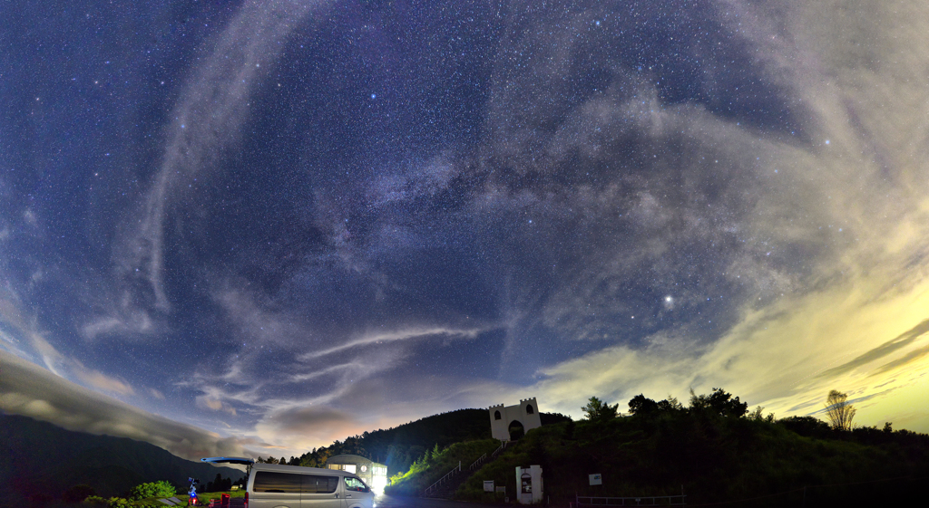 雲と天の川