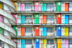 カラフル マンション