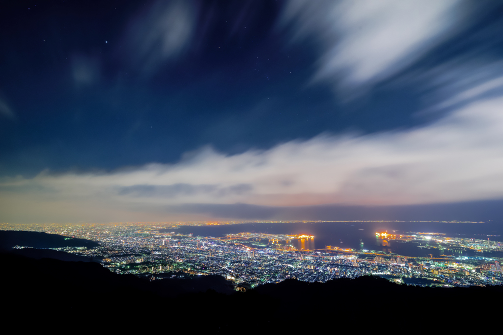 掬星台より