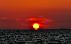 　達磨夕日