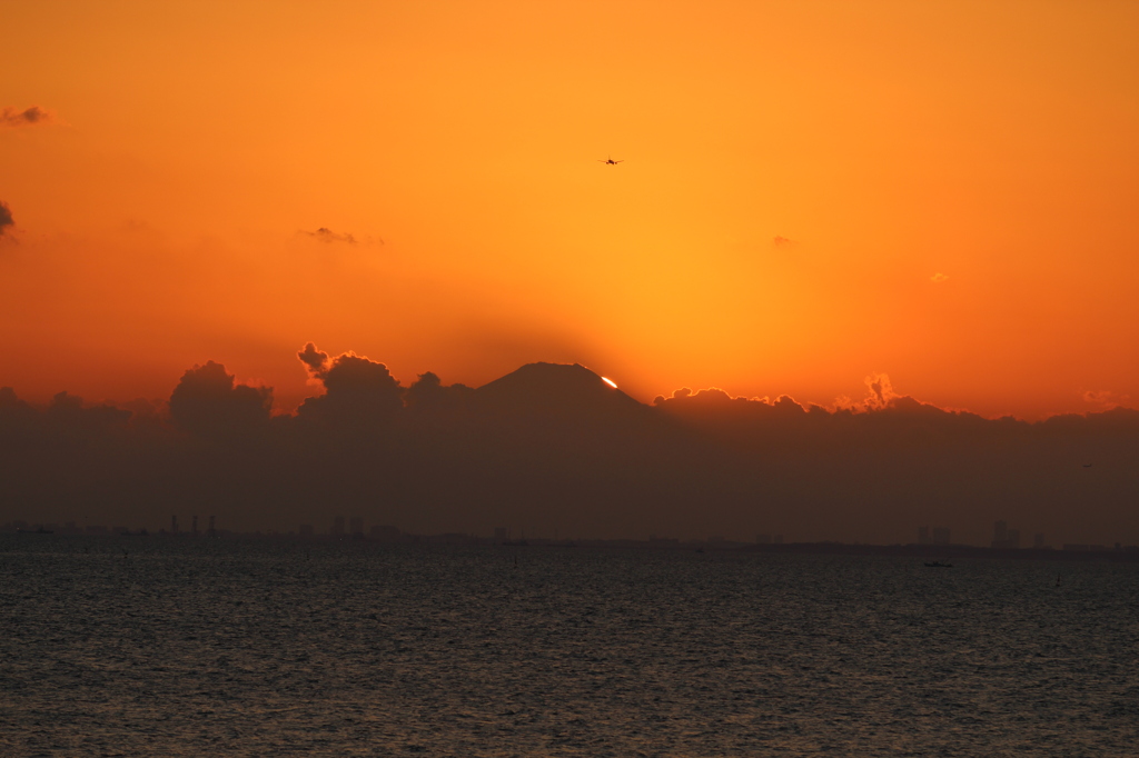 沈む夕日