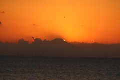沈む夕日