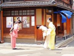 京都 祇園 八朔の挨拶