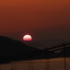瀬戸内海の夕日