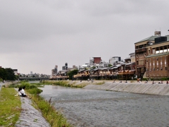 初夏 京都 鴨川　