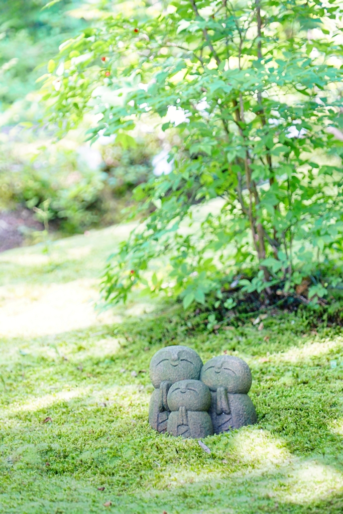 京都 詩仙堂 癒しの地蔵様