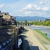 京都 川床の影