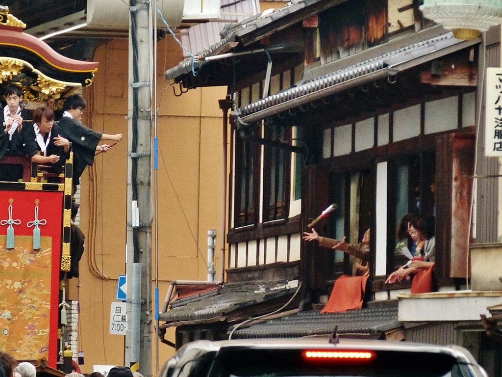 滋賀 大津祭り 幸せのちまきをもらった～