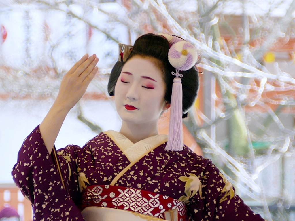 京都 節分祭 祇園東に奉納舞踊 II