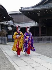 京都 節分祭 祇園甲部による豆撒き III 