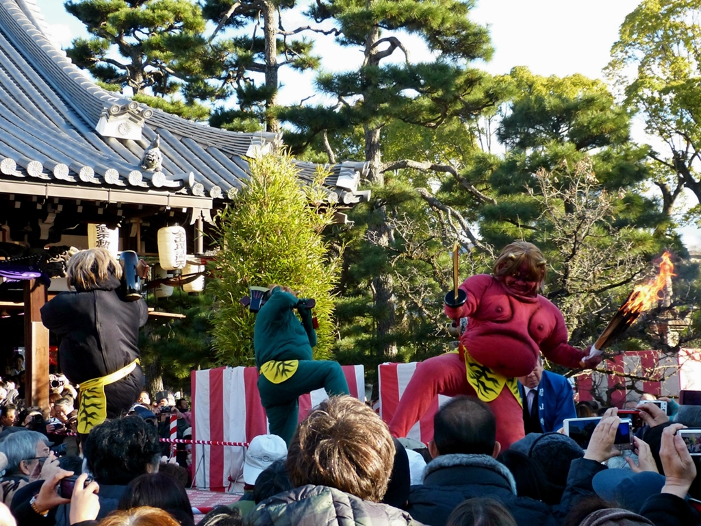 京都 廬山寺 節分祭り
