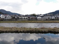 岡山　中国勝山 町並み 日本の風景