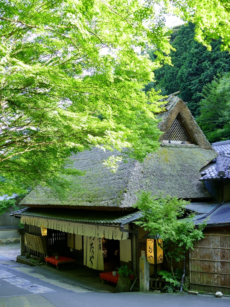 京都 嵯峨野の茅葺民家