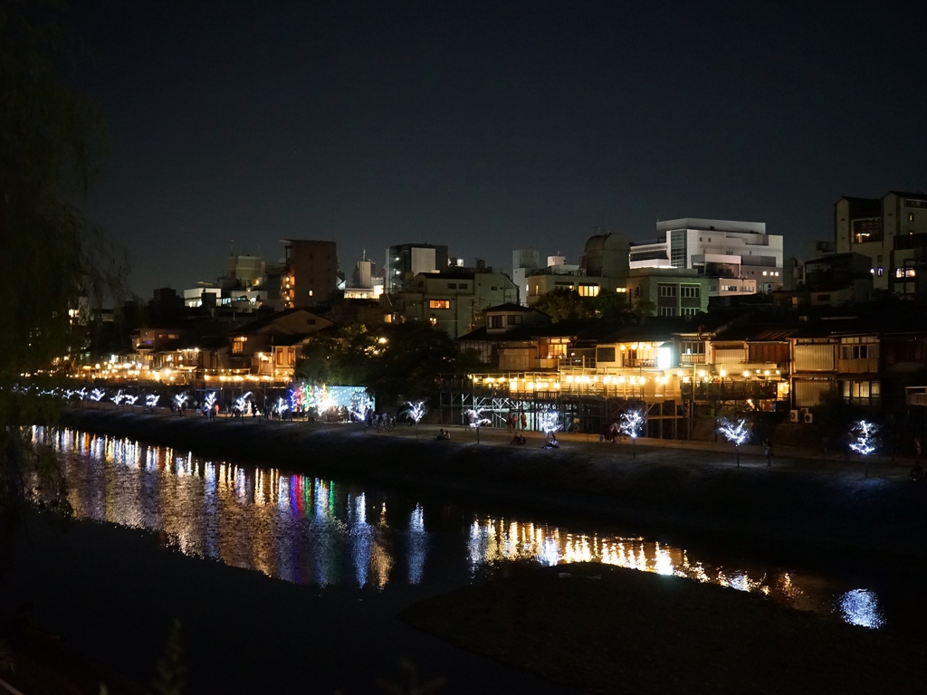 京都 鴨川の七夕