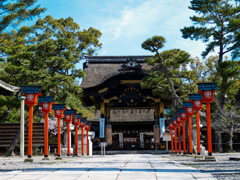 京都 豊国神社 荘厳な唐門