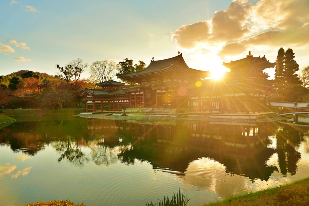 京都 平等院鳳凰堂 秋の午後