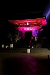 京都 清水寺 雨中の仁王門