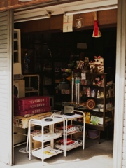 京都 祇園 レトロな売店