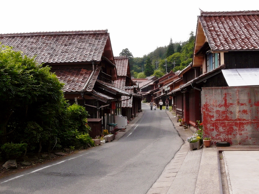 岡山 吹屋 町並み