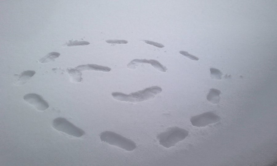 札幌 雪の笑顔