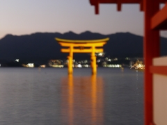 宮島 厳島神社の夕方-2