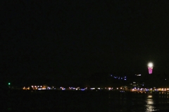 湘南 江ノ島 シーキャンドルの明かり