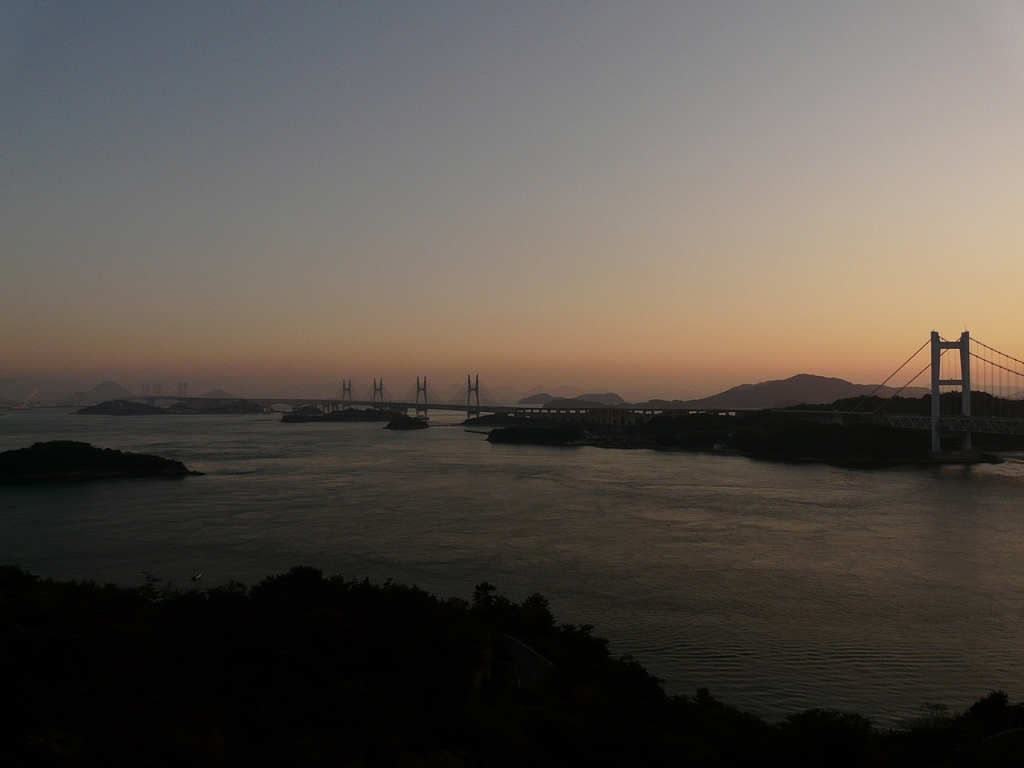 岡山 瀬戸大橋の遠眺