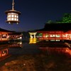 宮島 厳島神社の夕方　
