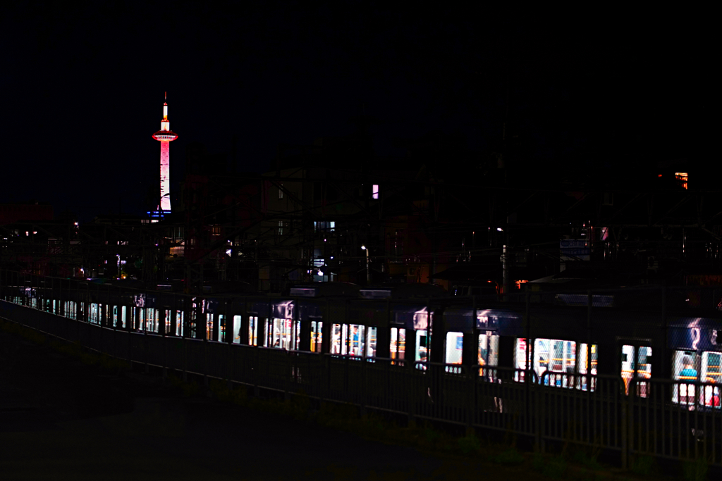 京都 電車光景