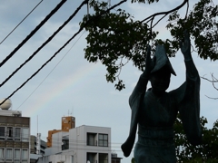 徳島 阿波踊りと虹