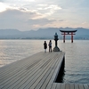 宮島 厳島神社での旅人