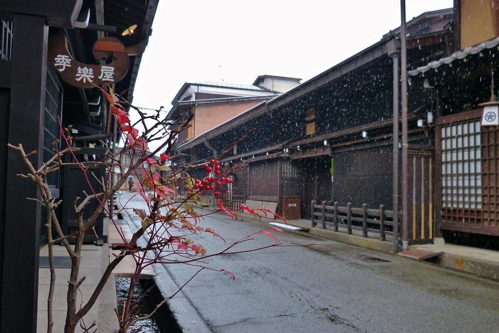 岐阜 高山 町並みの一隅