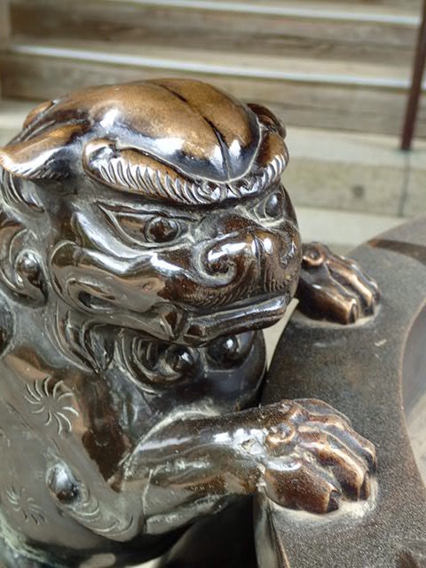 青岸渡寺の獅子