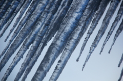 ２月の秋田のつらら