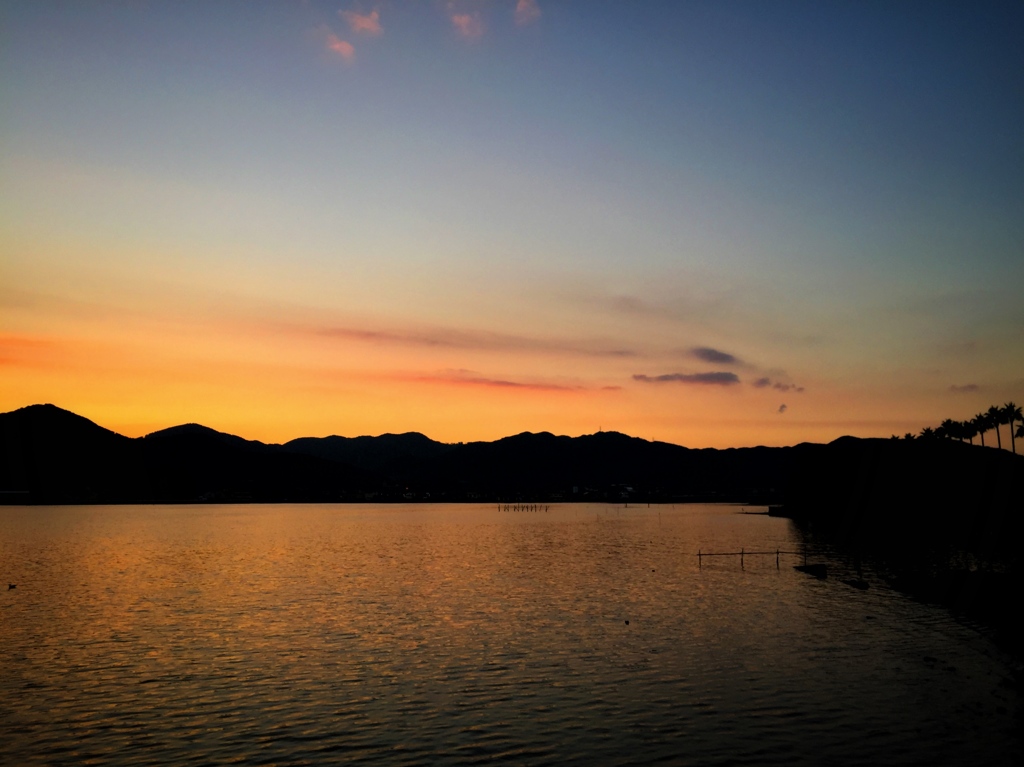 夕暮れ