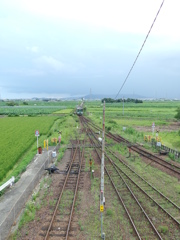 池谷駅からの眺め