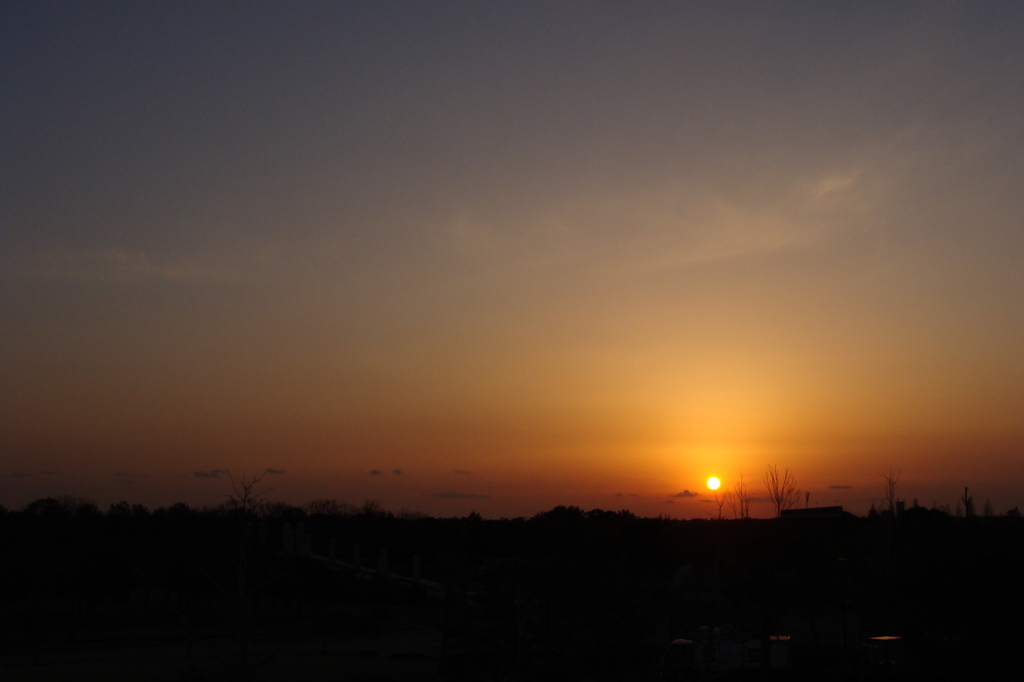 公園からの夕景　-　DSC07109