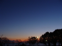 浜名湖の夕暮れ　-　DSC04581
