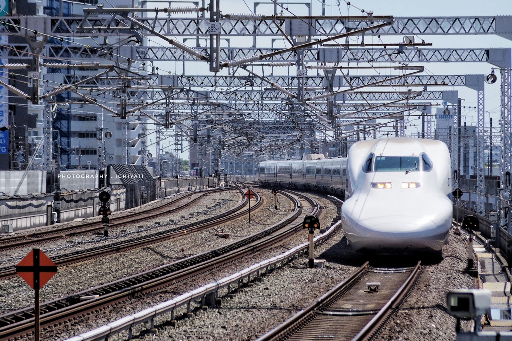 浜松駅上りホーム至名古屋側