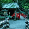 秋の小雨の小國神社 壱