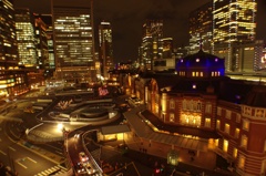 Tokyo station from KITTE