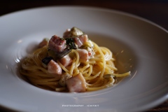Pasta in a rainy day