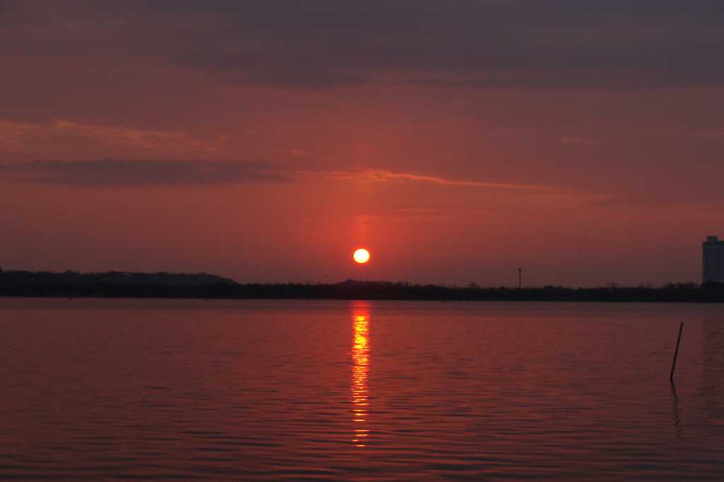 初日の出（紅）　-　DSC08557