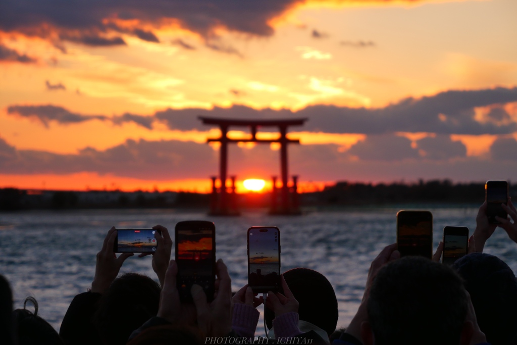 今年最後の夕暮れ