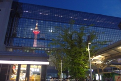 群青の京都駅