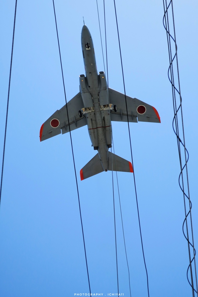 with electric wires