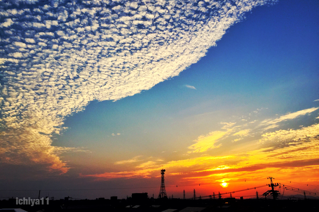 夕暮れ