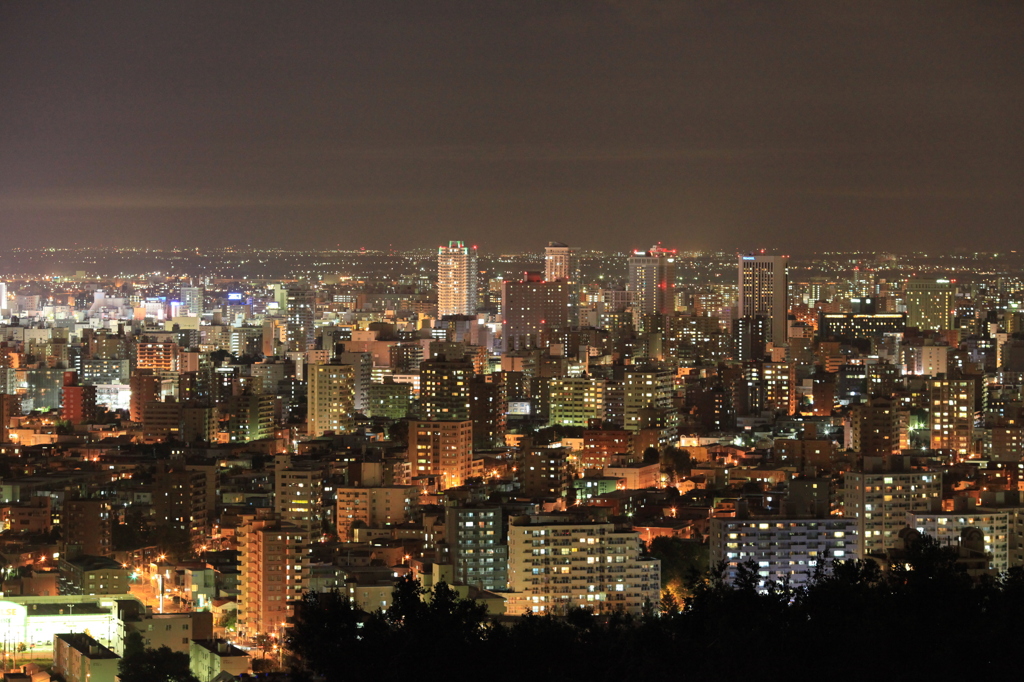 札幌の夜景