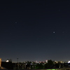 街と星空